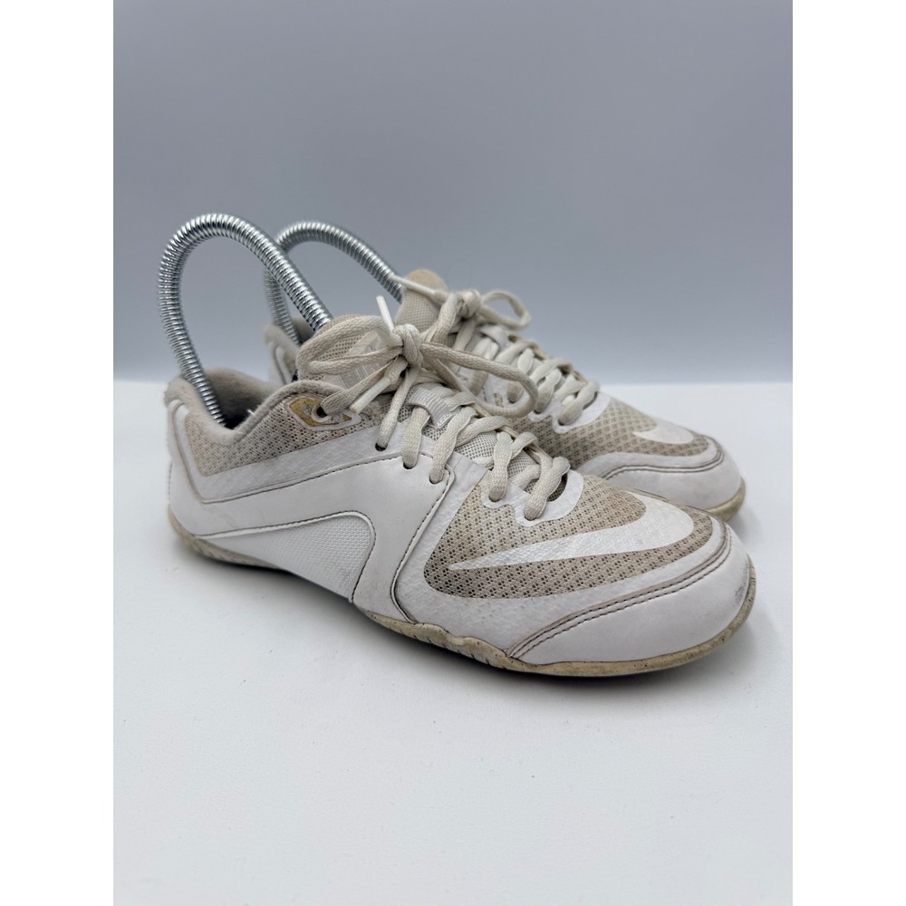 Nike Cheer Unite Shoes Womens 4.5 White Good Low Top Sneakers 868319-100